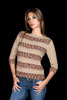 KK505 Striped Aurora Sweater