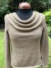 KK 760 Draped Cowl Neck Sweater